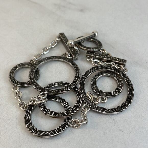 Brighton Townsend Hoop Double chain Bracelet - Picture 5 of 7